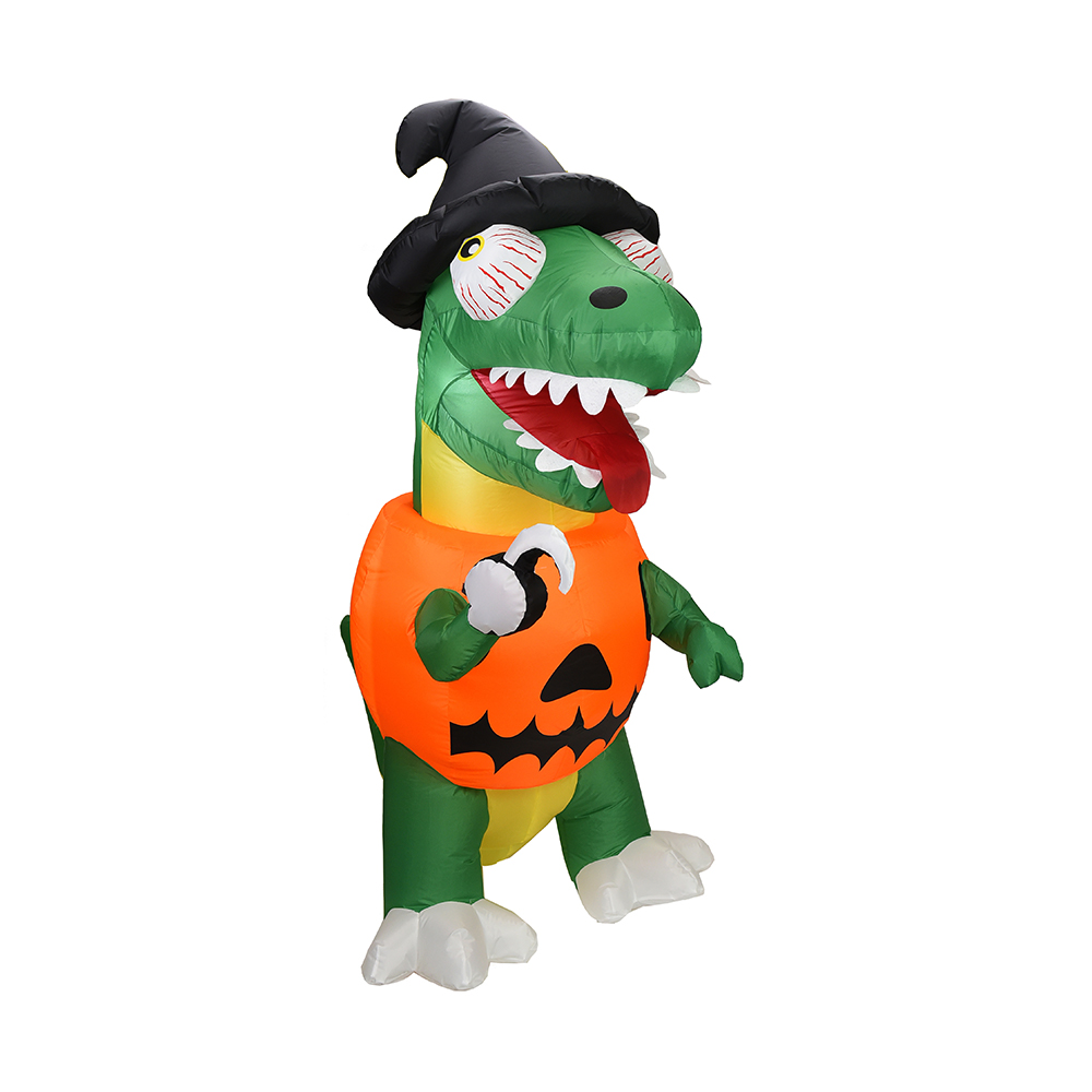 180 cm Halloween opblaasbare piraat dinosaurus buitendecoratie (ingebouwde led)